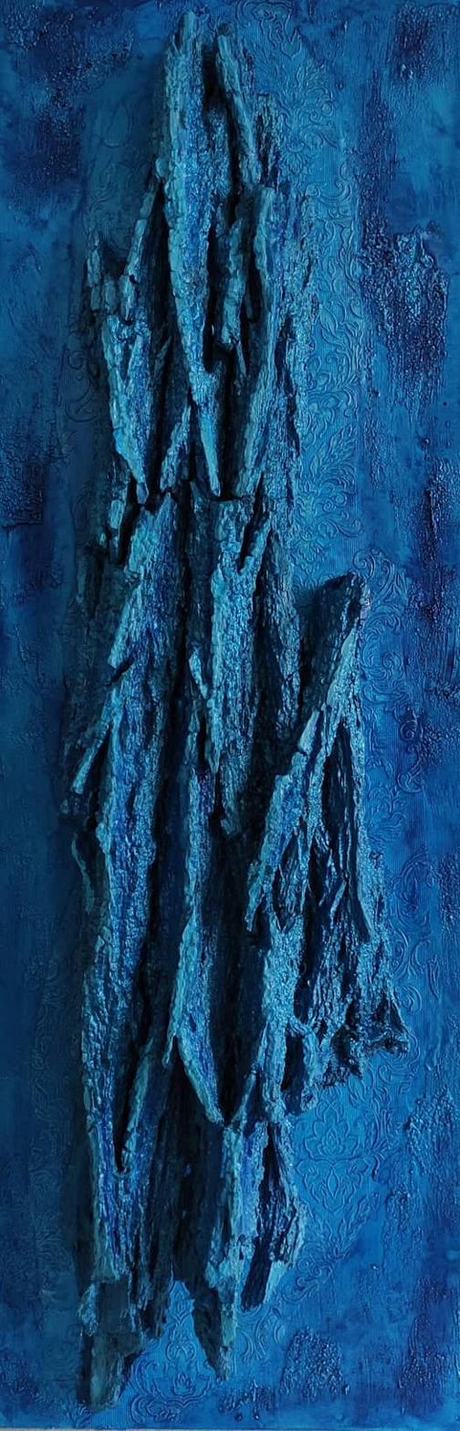 Originalgemälde in Blau